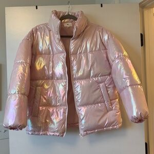 Nordstrom (bp brand) pink puffer jacket